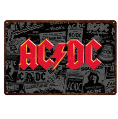 【Multi Style】AC/DC - Vintage Tin Signs