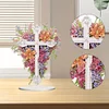 Diamond Painting Flower Cross Desktop Bedroom Table Decoration