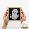 12Pcs DIY Pearl Painting Snowman for Home Wall Decor(15x15cm)
