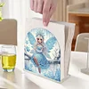 Acrylic Napkin Holder Diamond Painting Kit for Home Table Decor (Blue Elf Girl)