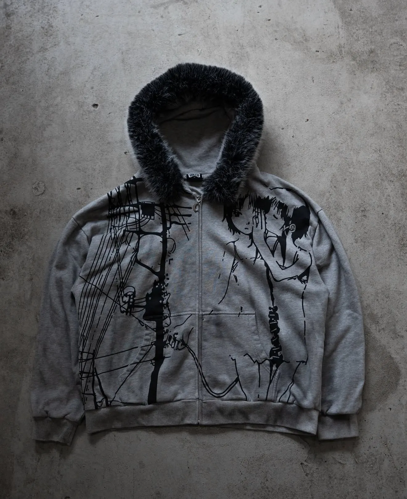 Lain Wired Zip-up