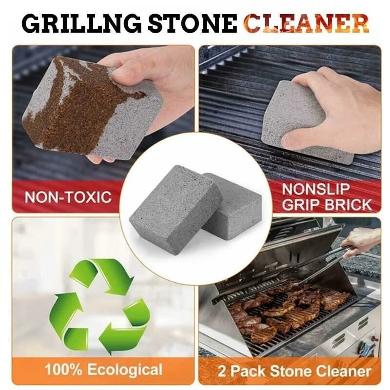 🔥Summer Limited Time-50% OFF🔥Grill Griddle Cleaning Brick Block (4 PCS)