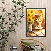 uk.everydayedeals (Limited Stock)Diamond Painting - Full Round - Cat Looking at Painting(40*60cm)