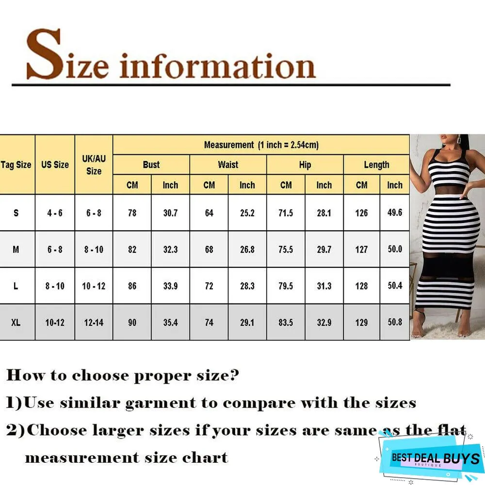 Women Striped Sleeveless Bandage Bodycon Dress Summer Beach Ladies Casual  Holiday Party Slim Dress Sundress