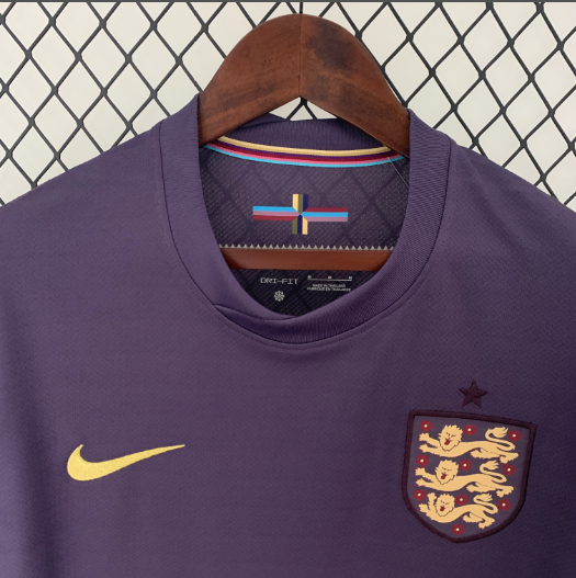 2024 England Away Long Sleeve Soccer Jersey Thai Quality