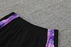 Joyfball 2024/2025 Germany short sleeved training jersey purple+Shorts  1:1 Thai Quality