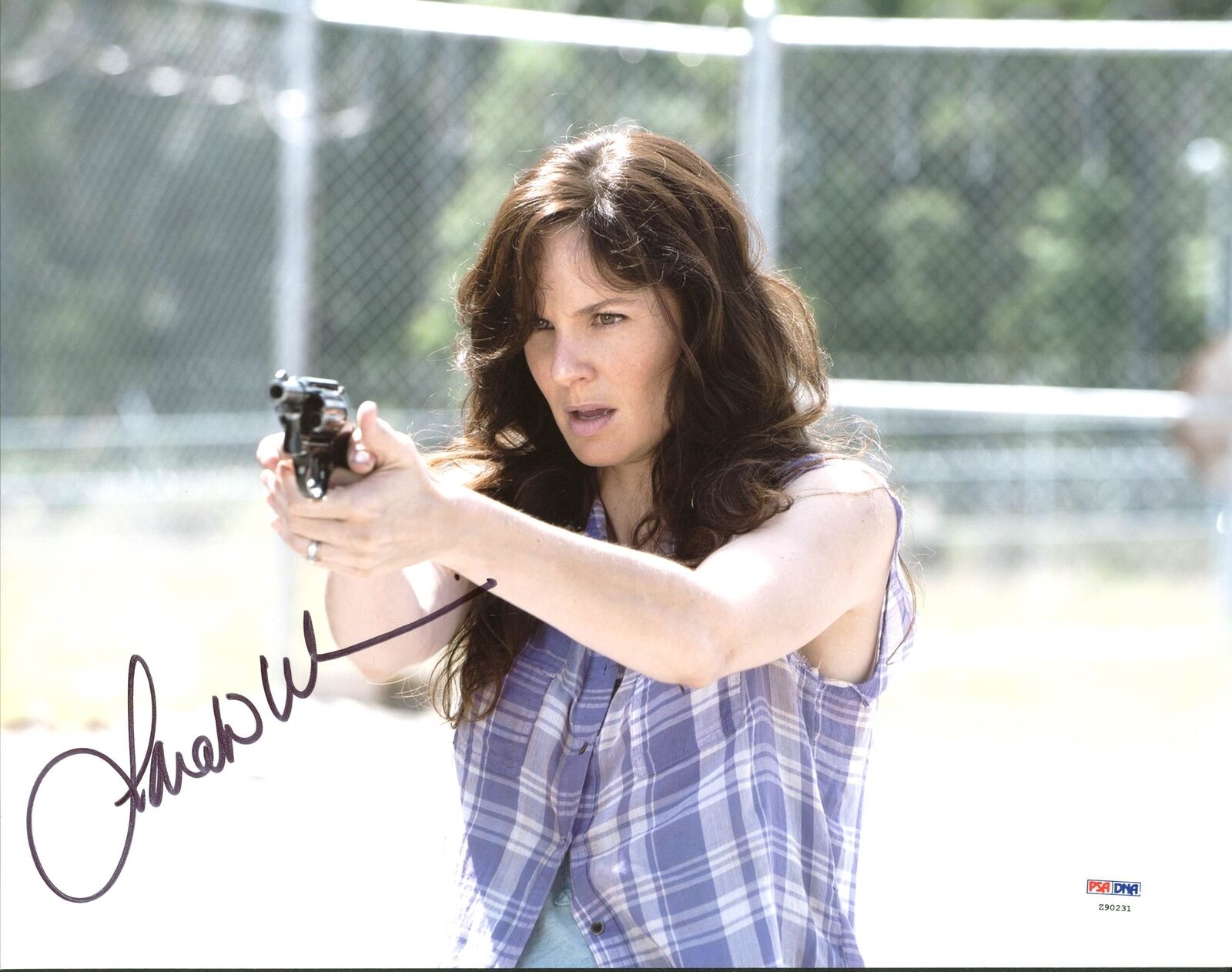 Sarah Wayne Callies The Walking Dead Authentic Signed 11X14 Photo Poster painting PSA #Z90231