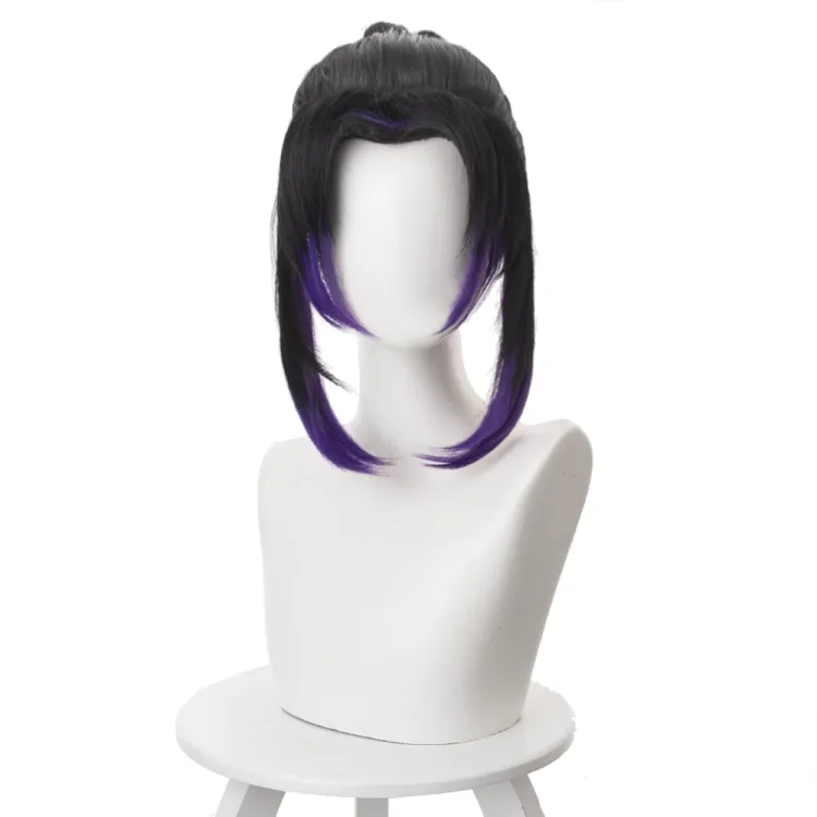 Demon Slayer Kochou Shinobu Cosplay Wig Halloween Carnival Props