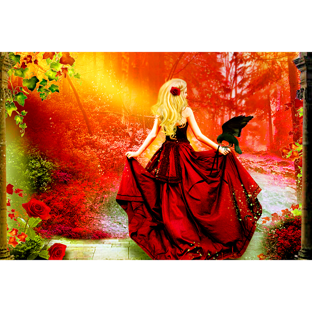 

Rose Girl - 1000 Pieces Jigsaw Puzzle, 501 Original