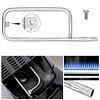 Stainless Steel Burner Tube Replacement for Weber Q100 Q120 Q1000 Q1200 BabyQ