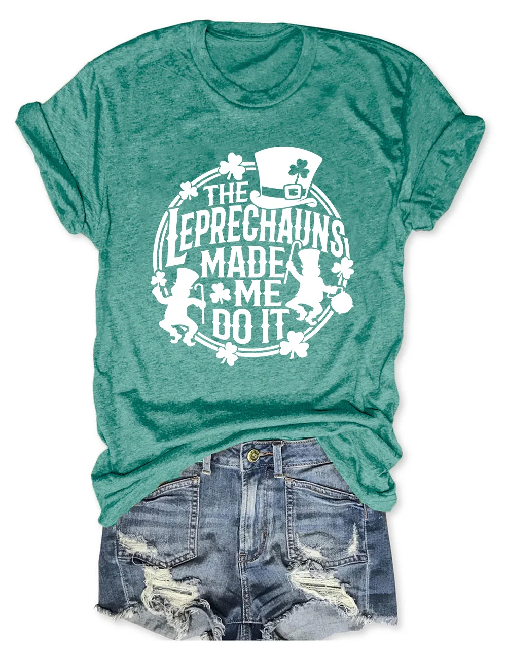 St Patricks Day  Shamrock Tee
