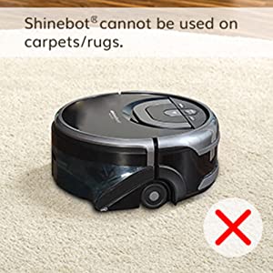 W400s cannot be used on carpets/rugs.