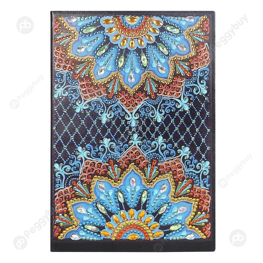 

Mandala-DIY Creative Diamond 50 Pages A5 Notebook, 501 Original
