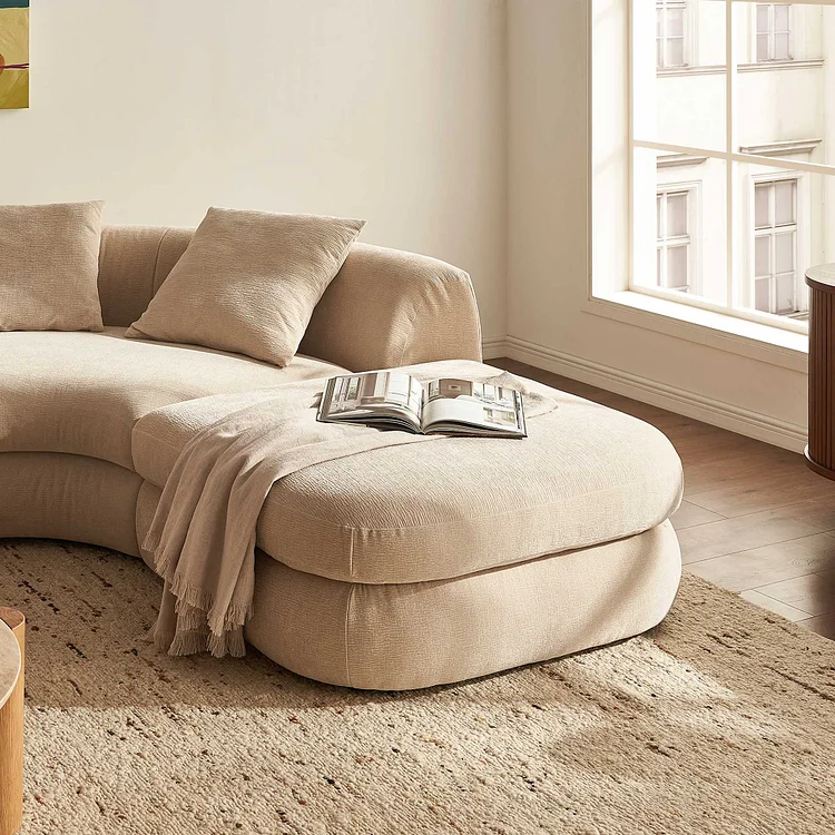 Fable Performance Fabric Side Ottoman