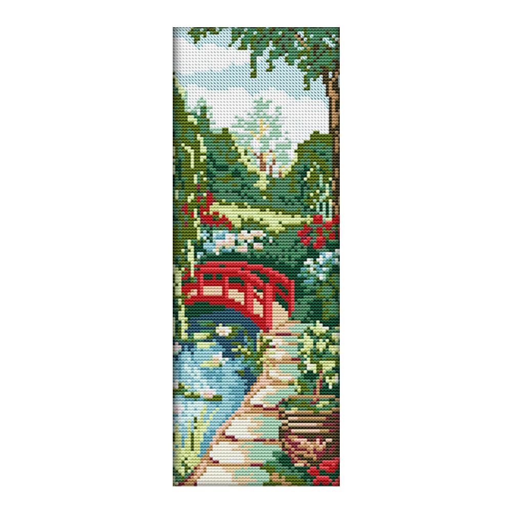 

Spring - 14CT Stamped Cross Stitch - 15*35cm, 501 Original