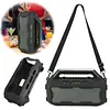 Carrying Silicone Cover Case Fit for Soundcore Boom 2 with Adjustable Shoulder Strap Full-Body Protective Cover Anti-Slip & Scratch-Resistant for Outdoor Camping Travel & Party