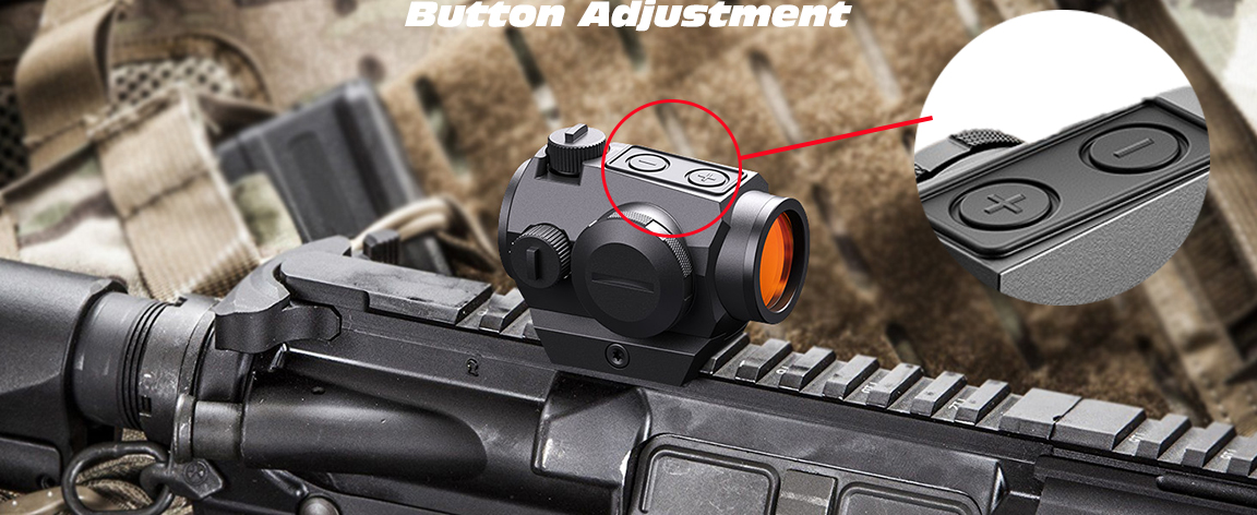 reflex sight cover, reflex sight lens, reflex sight mount, reflex sight battery
