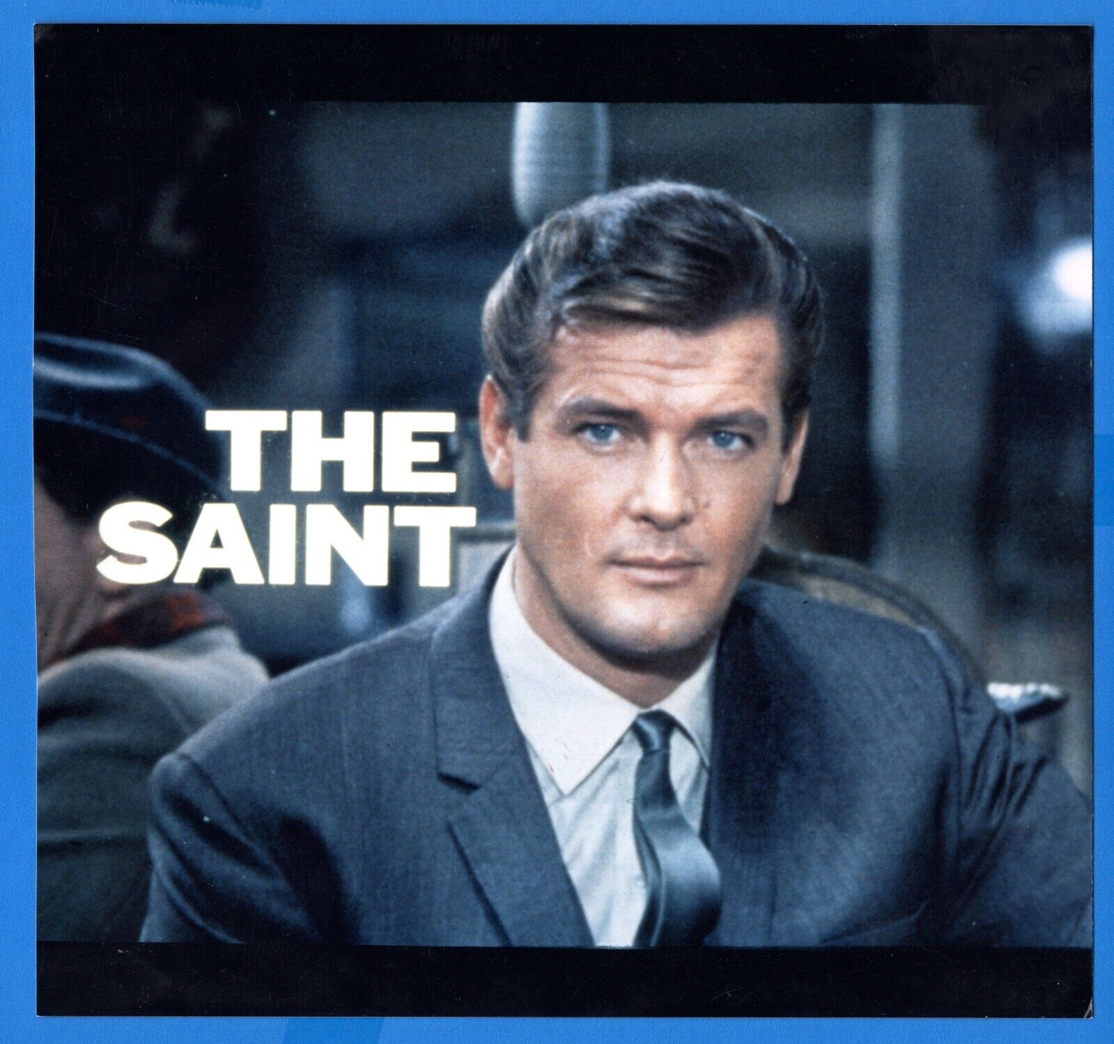 ROGER MOORE Actor 8x8.5 Vintage Promo Photo Poster painting THE SAINT TV Show