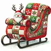 Christmas Sleigh-11CT Stamped Cross Stitch 40*40cm/15.75*15.75in tapestrymarket