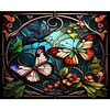 >SALE<5D DIY Full Round Drill Partial AB Diamond Painting Butterfly Decoration 55x45cm