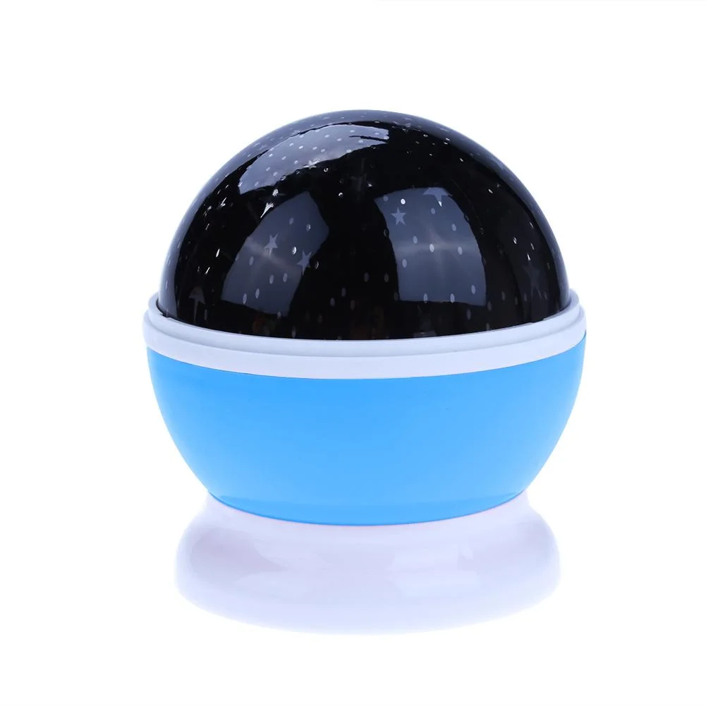 Rotating Projector Starry Night Lamp Projection LED Lights Xmas Gift(Blue)
