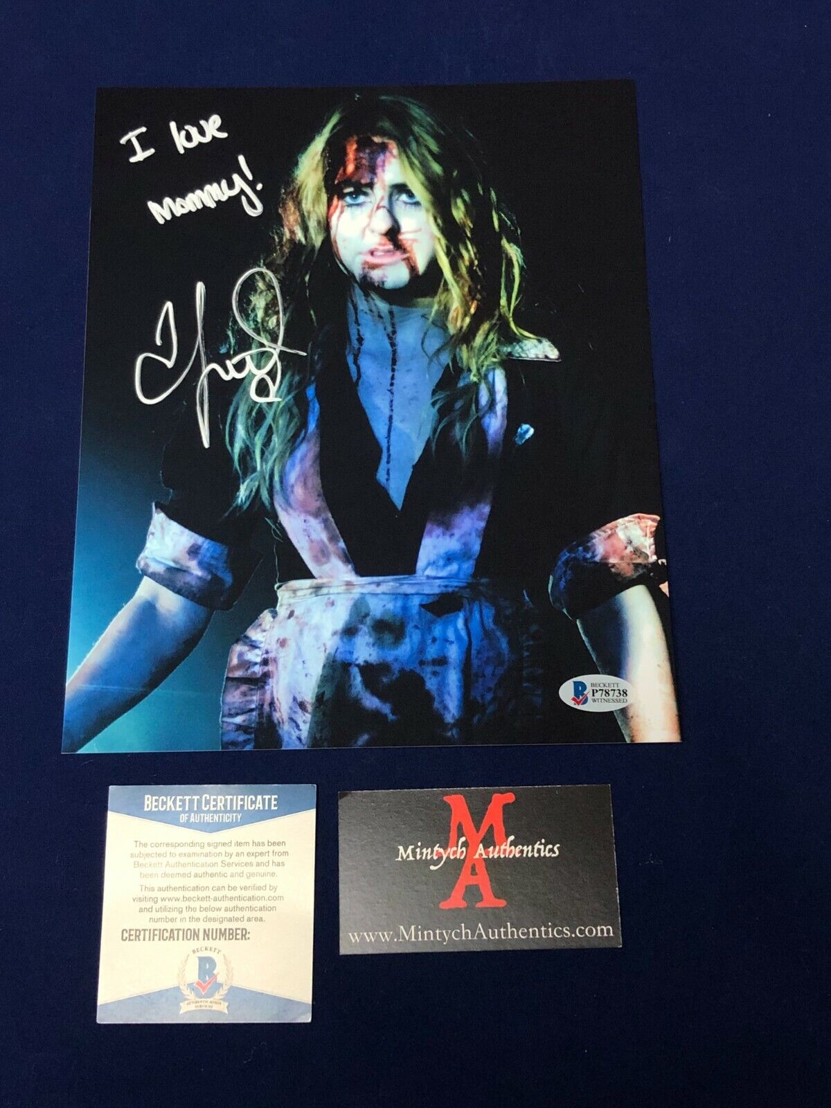 SCOUT TAYLOR-COMPTON AUTOGRAPHED SIGNED 8x10 Photo Poster painting! ROB ZOMBIE HALLOWEEN BECKETT