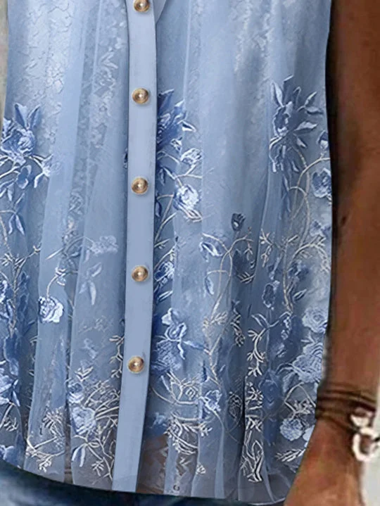 Women Half Sleeve V-neck Solid Color Dress