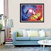 The Cat Under The Moon | Full Round Diamond Painting Kits