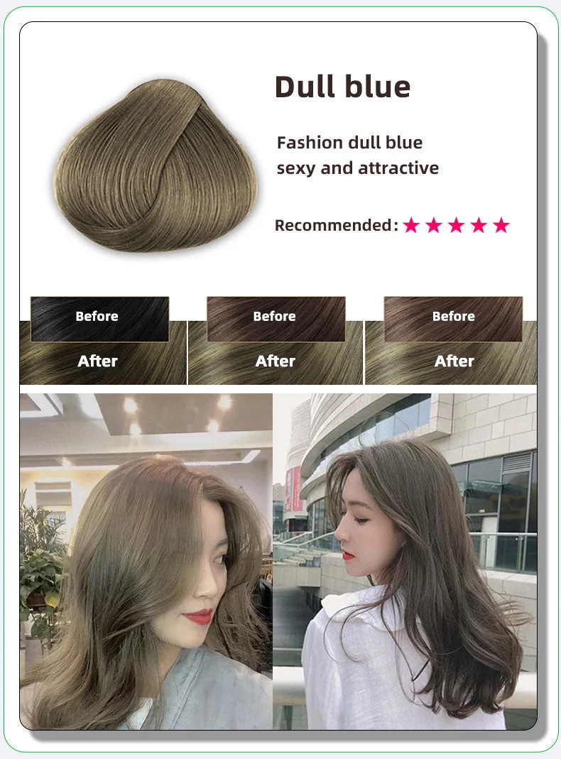 Plant healthy hair dye to transform hair color, dye your hair at home with 200ml/piece, and give away hair dyeing tools