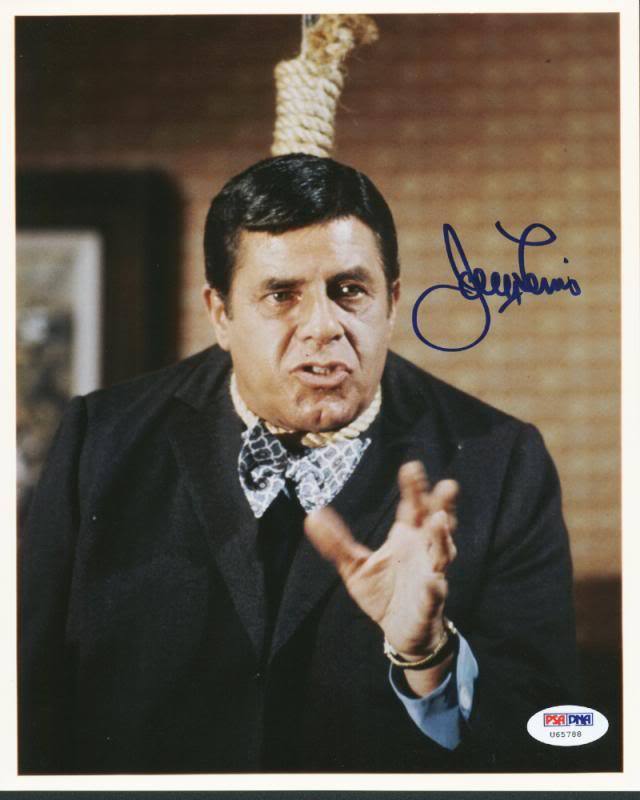 Jerry Lewis Signed Authentic 8X10 Photo Poster painting Autographed PSA/DNA #U65788