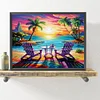Diamond Painting-DIY Full Round Drill Beach(40*50CM)