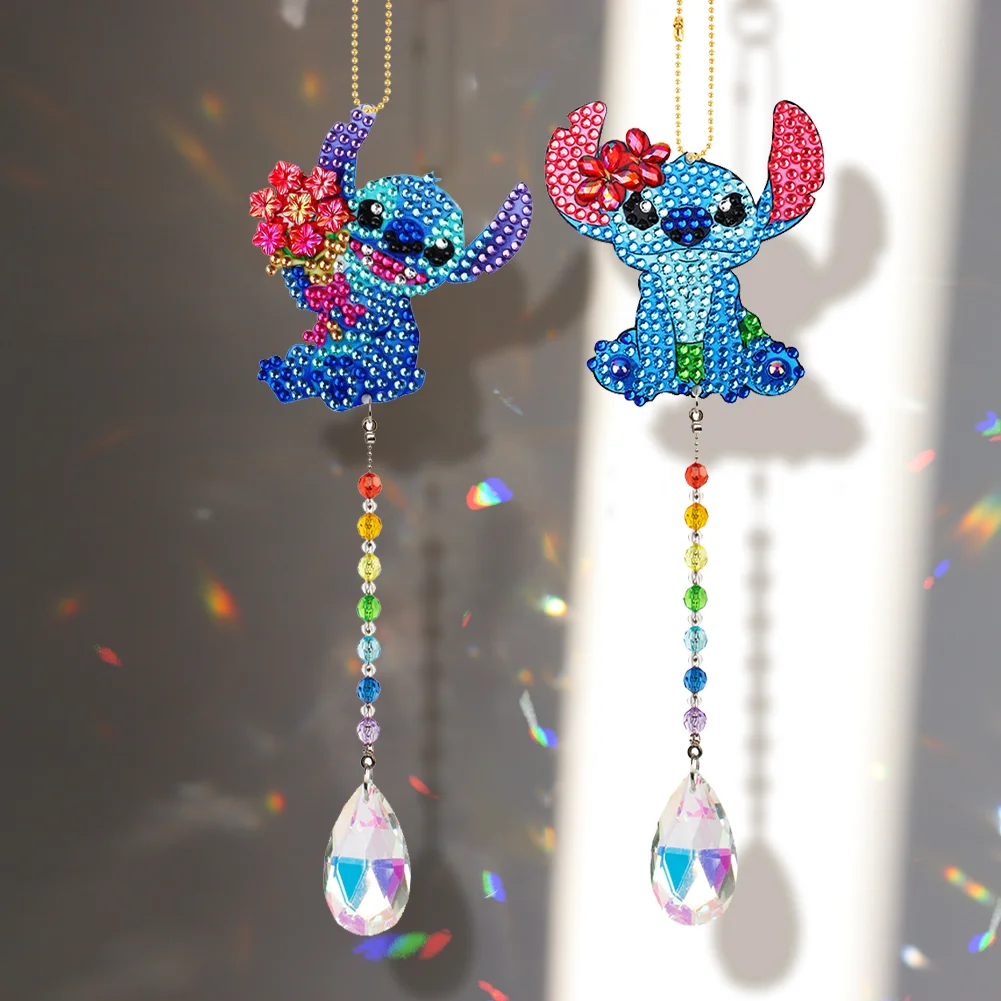 2pcs DIY Stitch Diamond Painting Kits Double Side Home Garden Decoration