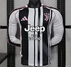 Player Version 2025-2026 Juventus Home Long Sleeve  Shirt