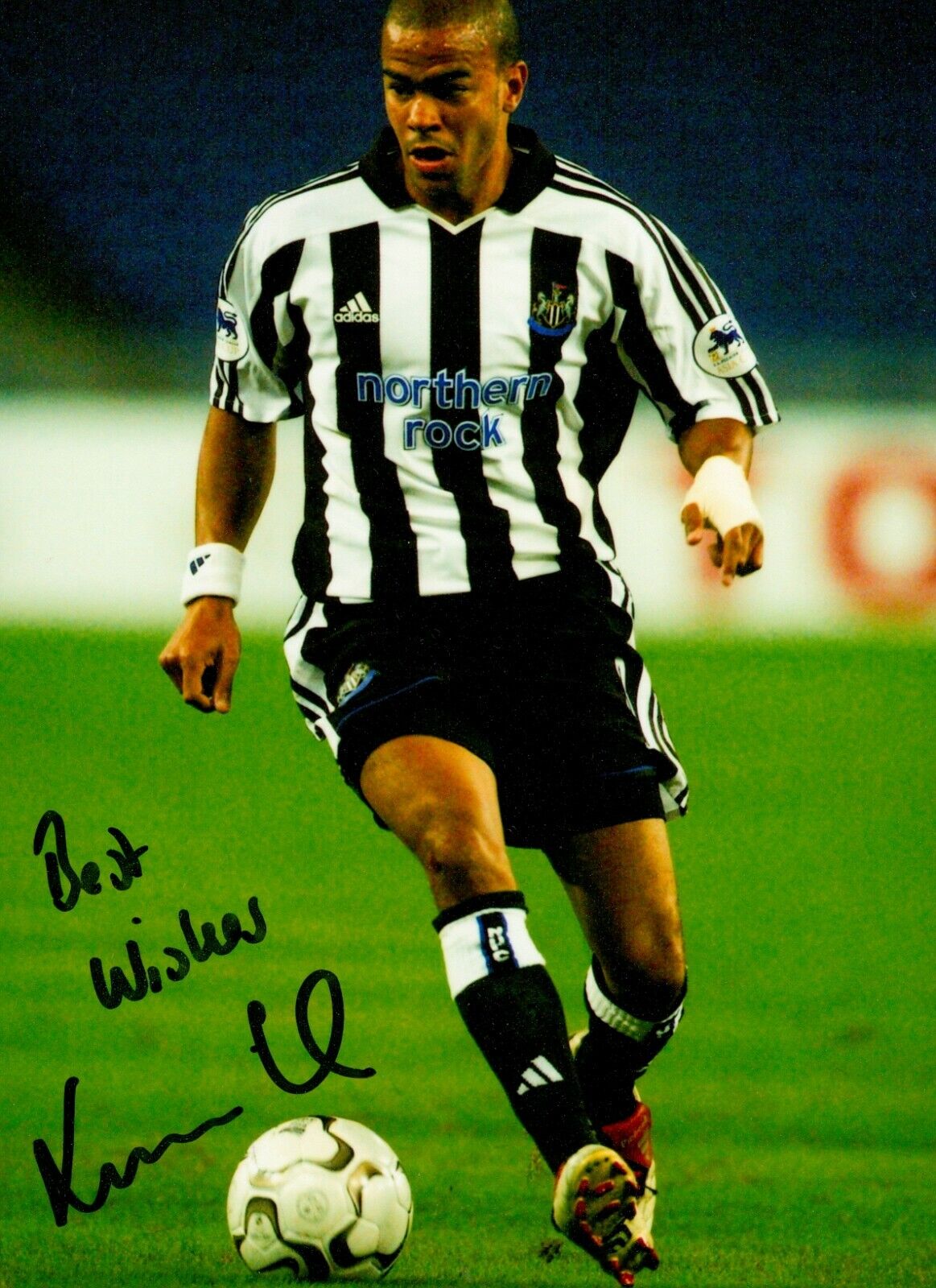 Kieron Dyer Signed 6x4 Photo Poster painting Newcastle United England Genuine Autograph + COA