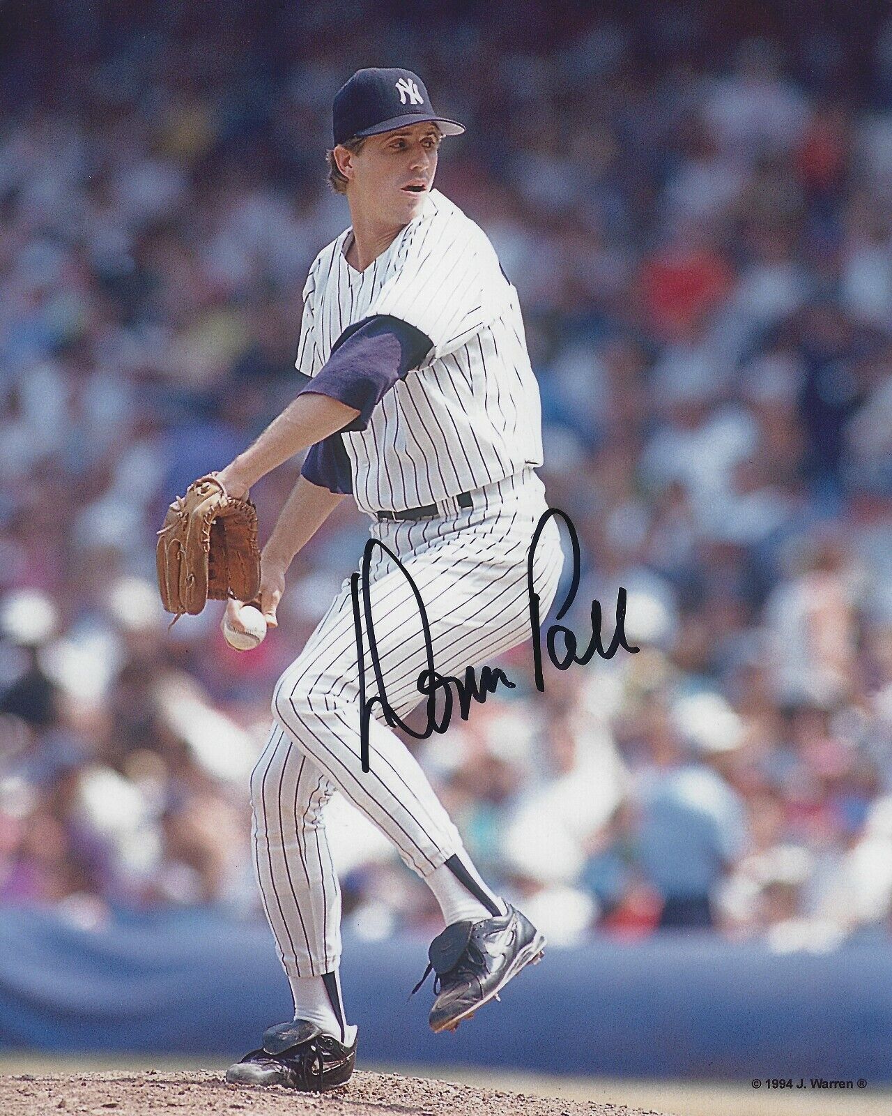 AUTOGRAPHED DONN PALL 8X10 New York Yankees Photo Poster painting W/COA