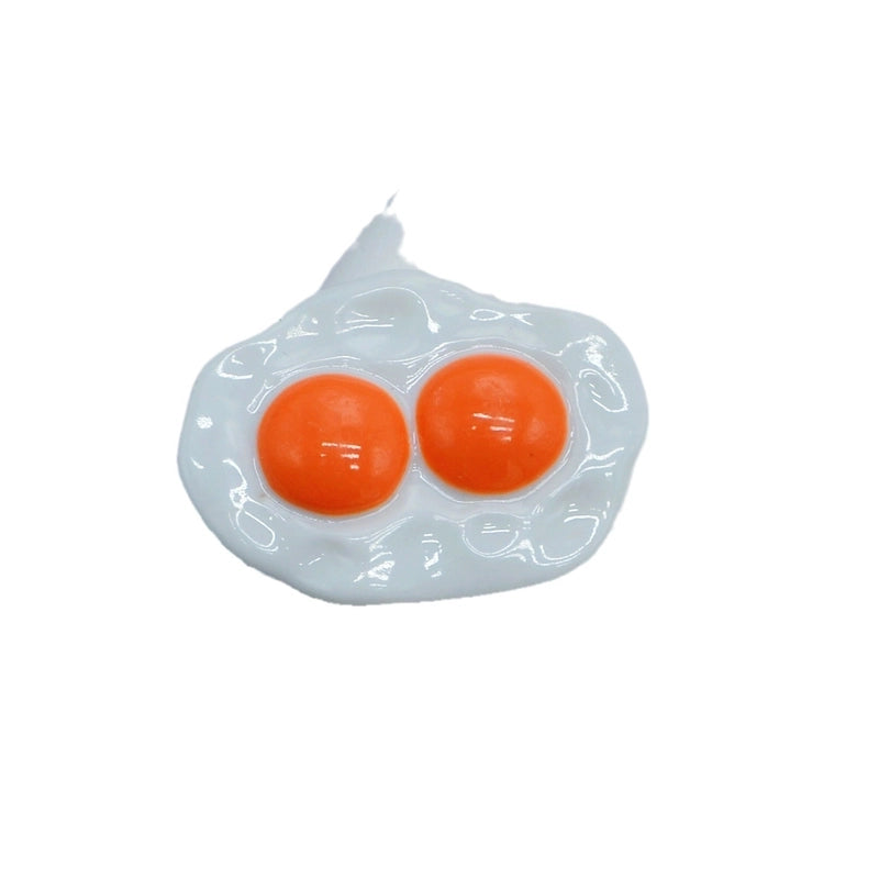 Women’s Cute Egg Plastic Epoxy Hair Clip