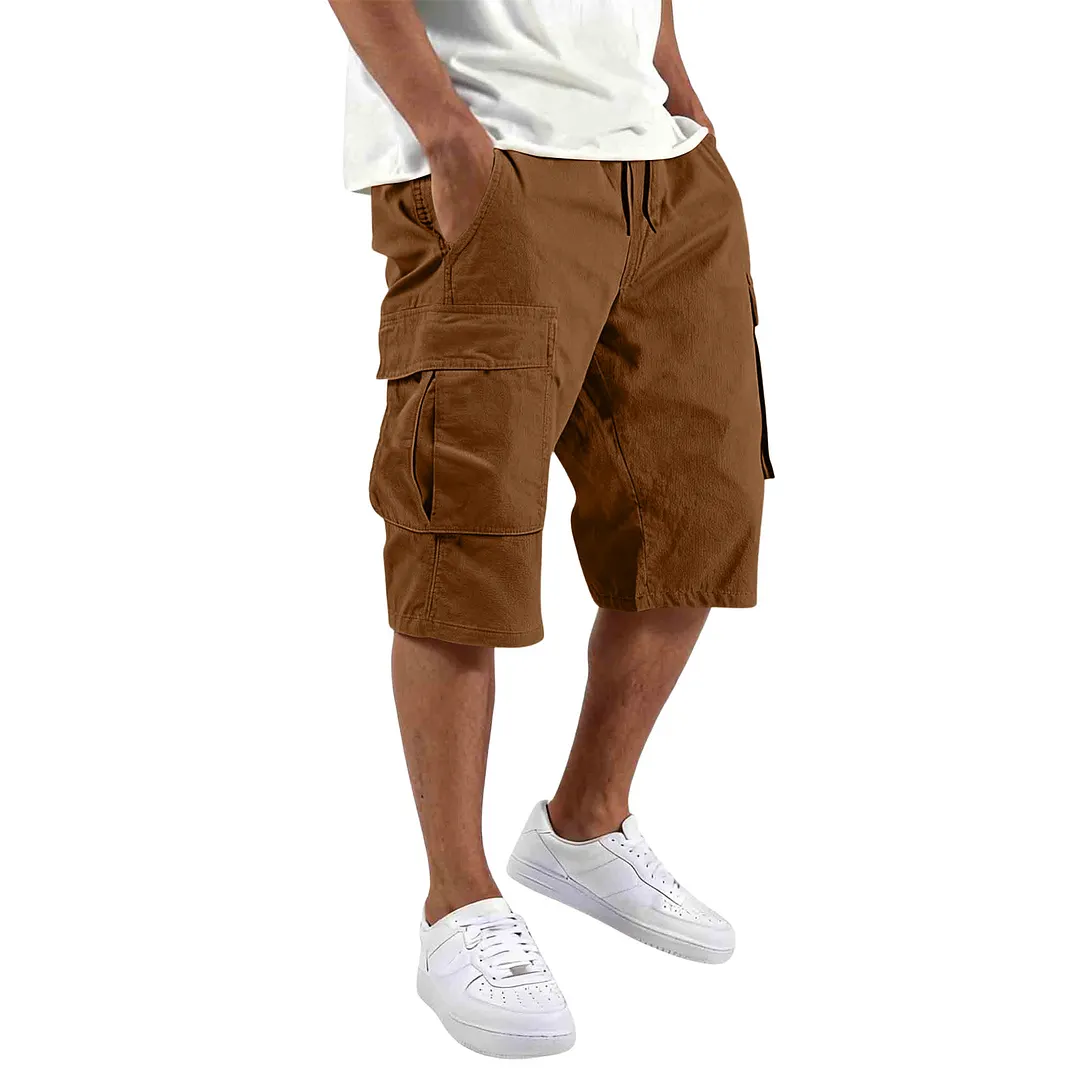 Men's Cargo Shorts With Multiple Pockets-INSPIREUSE