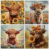 (Multi-Style) Flower Yak-11CT Stamped Cross Stitch 40*40cm/15.75*15.75in