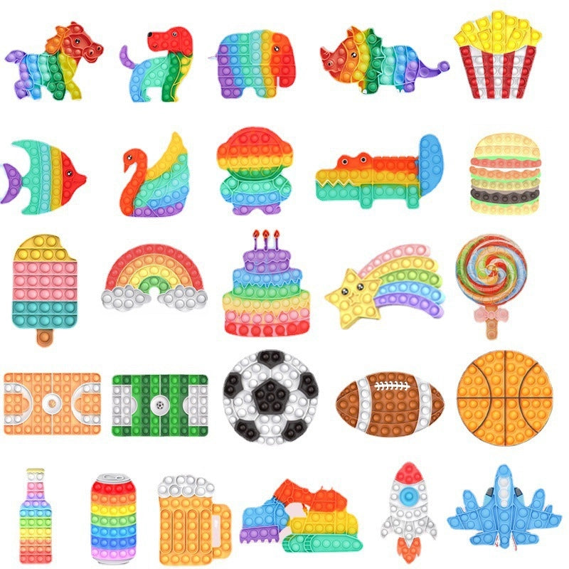 Ex-factory Price 100 Concentration Puzzle Desktop Children's Mental Calculation Decompression Cartoon Rodent Toys