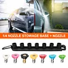 Pressure Washer Nozzle Holder with Power Tips 1/4 Quick Connect Daily for Garden