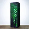 Cyberpunk Green Code Light Hacker Code Text Night Light Atmosphere Light Text Light Box Ornaments Surrounding Model