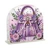 (US Only)Purple Bag DIY Diamond Painting Napkin Holder Kit Unique Gift for Friends Family