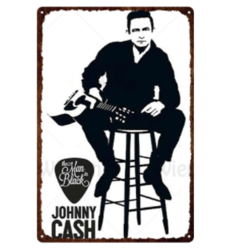 【Multi Style】Johnny Cash - Vintage Tin Signs
