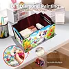 5D DIY Diamond Painting Kunst dekorative Aufbewahrungsbox Holz Lagerung Clutch (Katze)