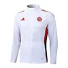 25/26 Bayern Munich White long zipper Training Jacket Set