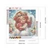 5D diy volle runde bohrer diamant malerei engel mädchen rosa rose kit kunst 30x30cm