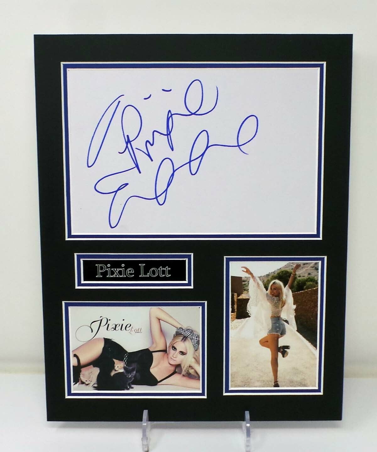 Pixie LOTT HUGE Signed Mounted Sexy Photo Poster painting Display AFTAL RD COA Singer Songwriter