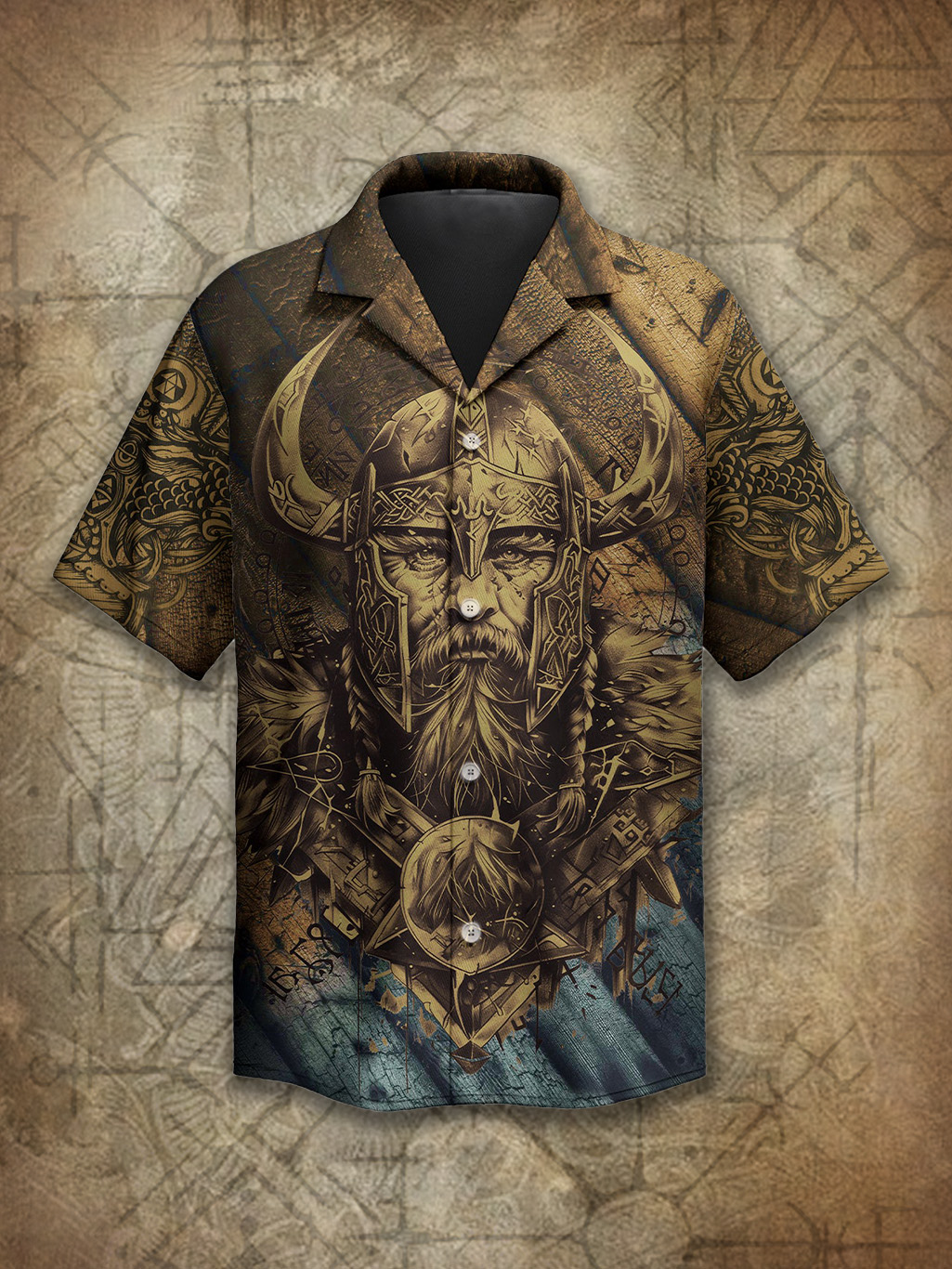 Viking God Legends Norse Spirit Power Heritage Hawaiian Shirt / Rvogue / Rvogue
