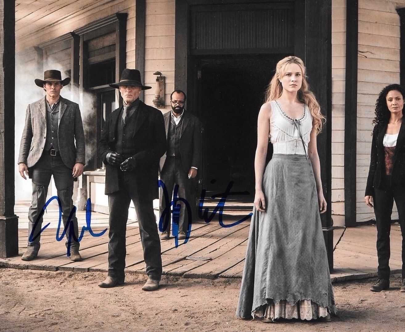 * JAMES MARSDEN & JEFFREY WRIGHT * signed autographed 8x10 Photo Poster painting * WESTWORLD * 2