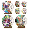 Special Shape Flowers Butterfly Diamond Painting Spinning Calendar for Beginners